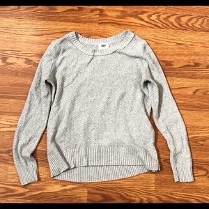 Old Navy Grey Knit Sweater